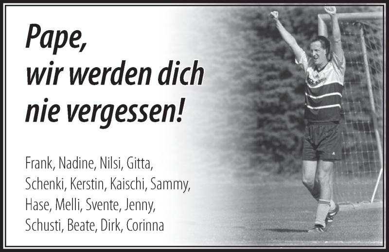  Traueranzeige für Christian Pape vom 08.03.2014 aus LZ