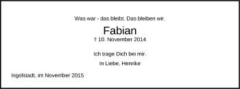 Anzeige von Fabian Rhatje von LZ
