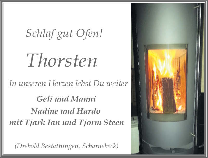  Traueranzeige für Thorsten Ahrens vom 13.02.2019 aus LZ