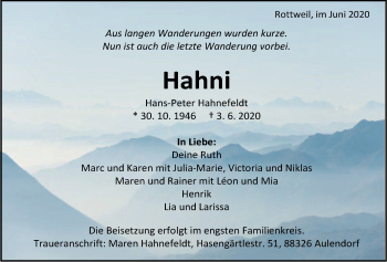 Anzeige von Hahni  von LZ