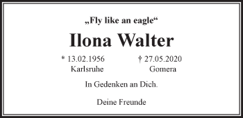 Anzeige von Ilona Walter von LZ