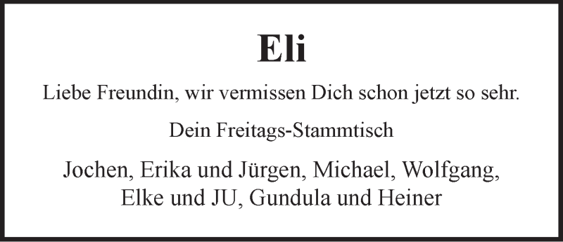  Traueranzeige für Elisabeth Wyrwas vom 18.03.2021 aus LZ