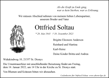Anzeige von Ottfried Soltau von LZ