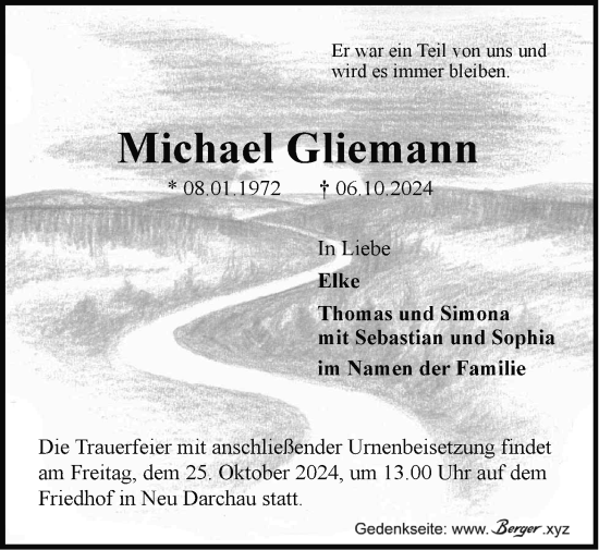 Anzeige von Michael Gliemann von LZ
