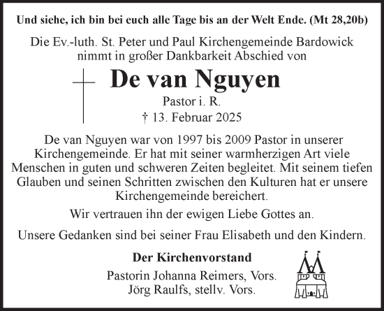 Anzeige von Đễ Văn Nguyễn von LZ