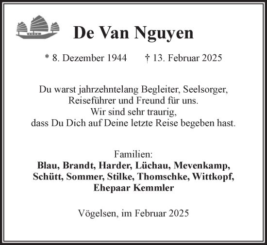 Anzeige von Đễ Văn Nguyễn von LZ